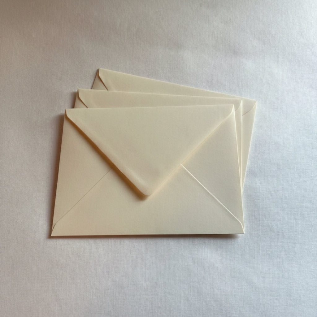 Luxury Rich Cream C5 Envelopes — Pack of 10 · 135gsm